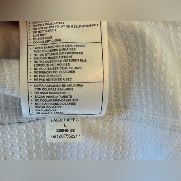 Nike Fit Dry Men’s L 1/4 Zip Pullover Short Sleeve Athletic Shirt Ribbed Nike+ - Picture 13 of 13